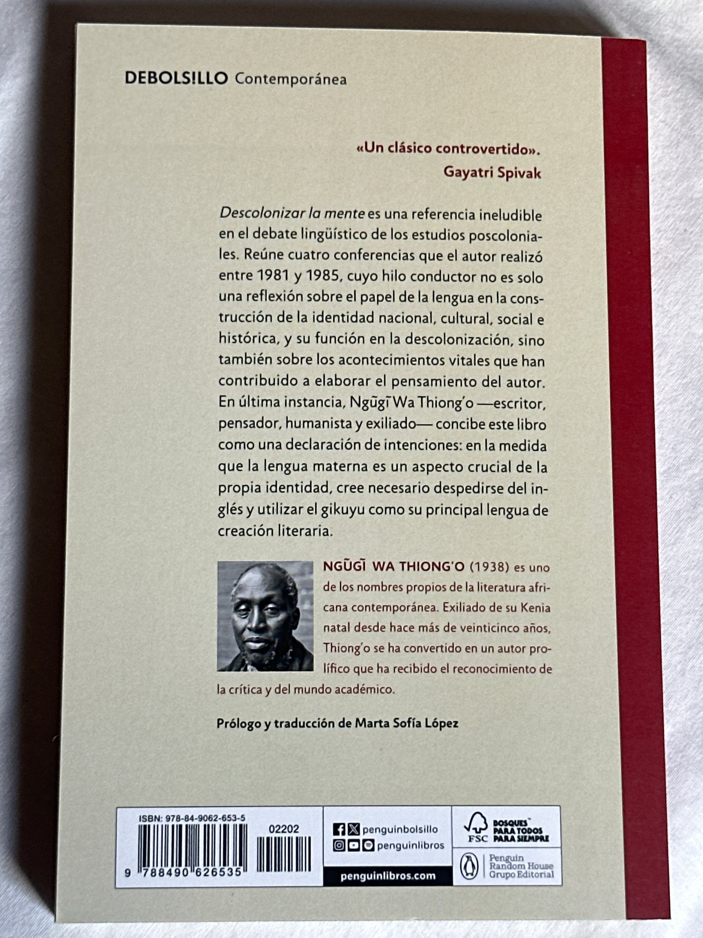 DESCOLONIZAR LA MENTE - Ngūgī Wa Thiong’o