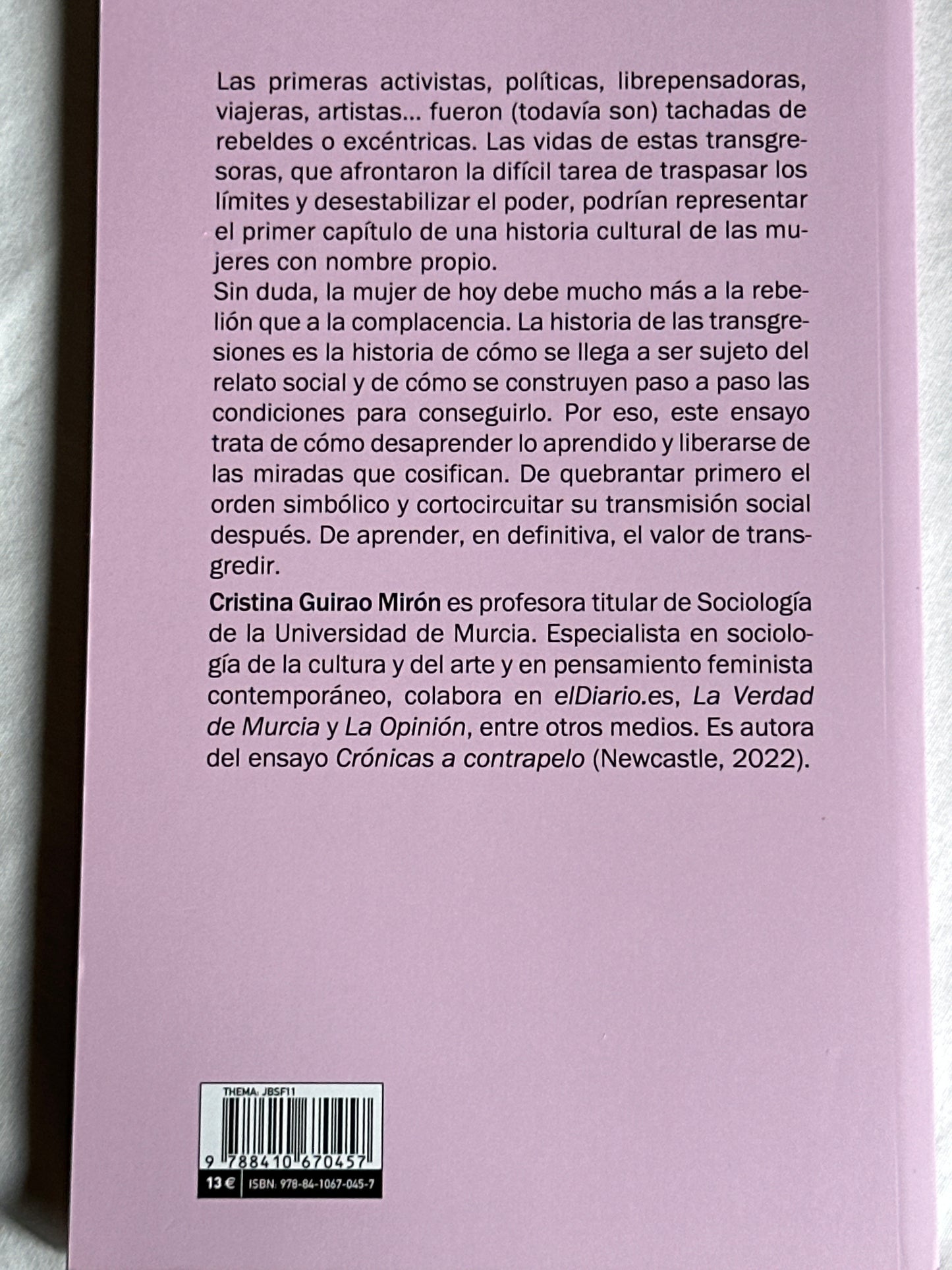 TRANSGRESORAS - Cristina Guirao Mirón