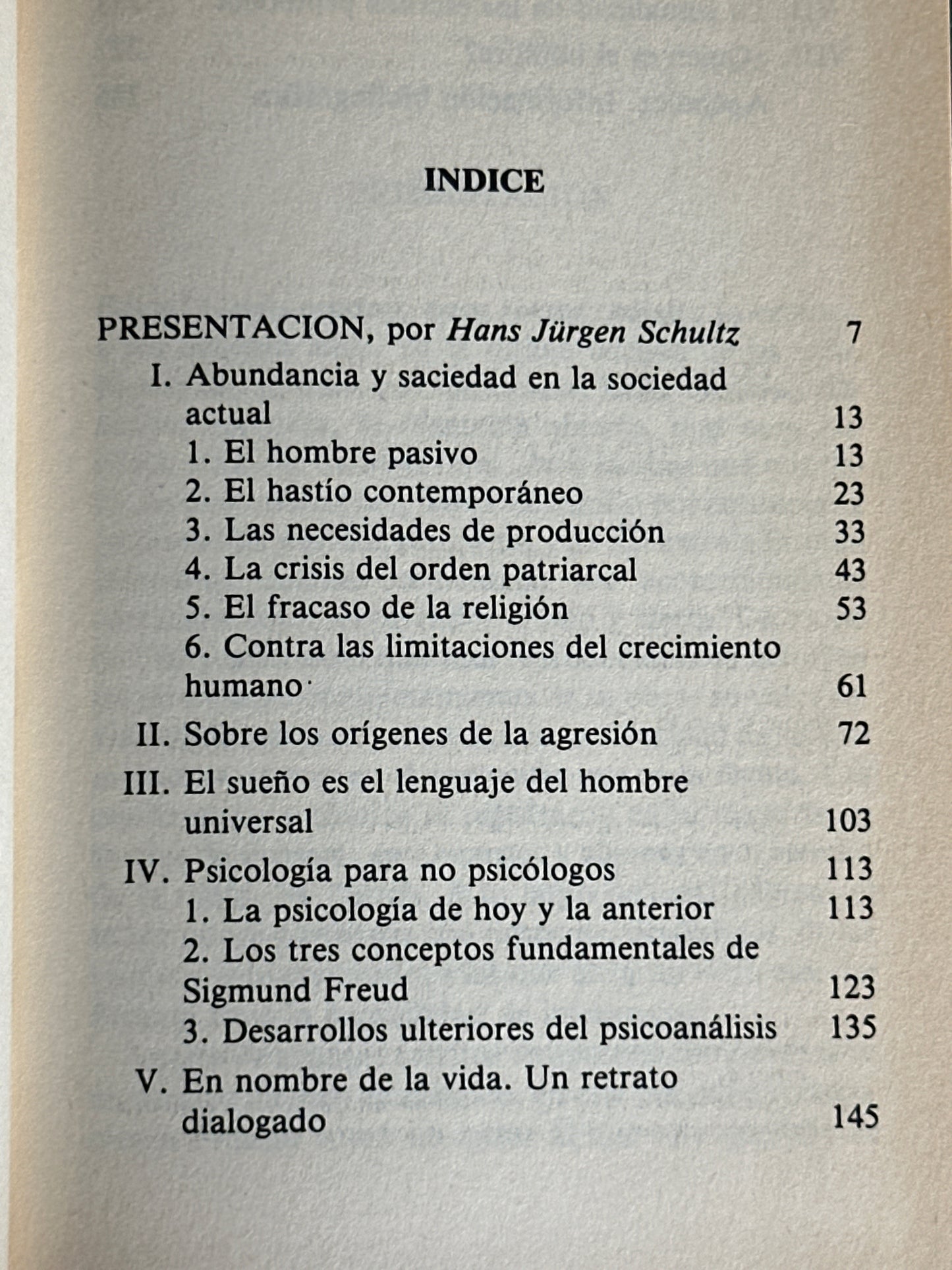 EL AMOR A LA VIDA - Erich Fromm
