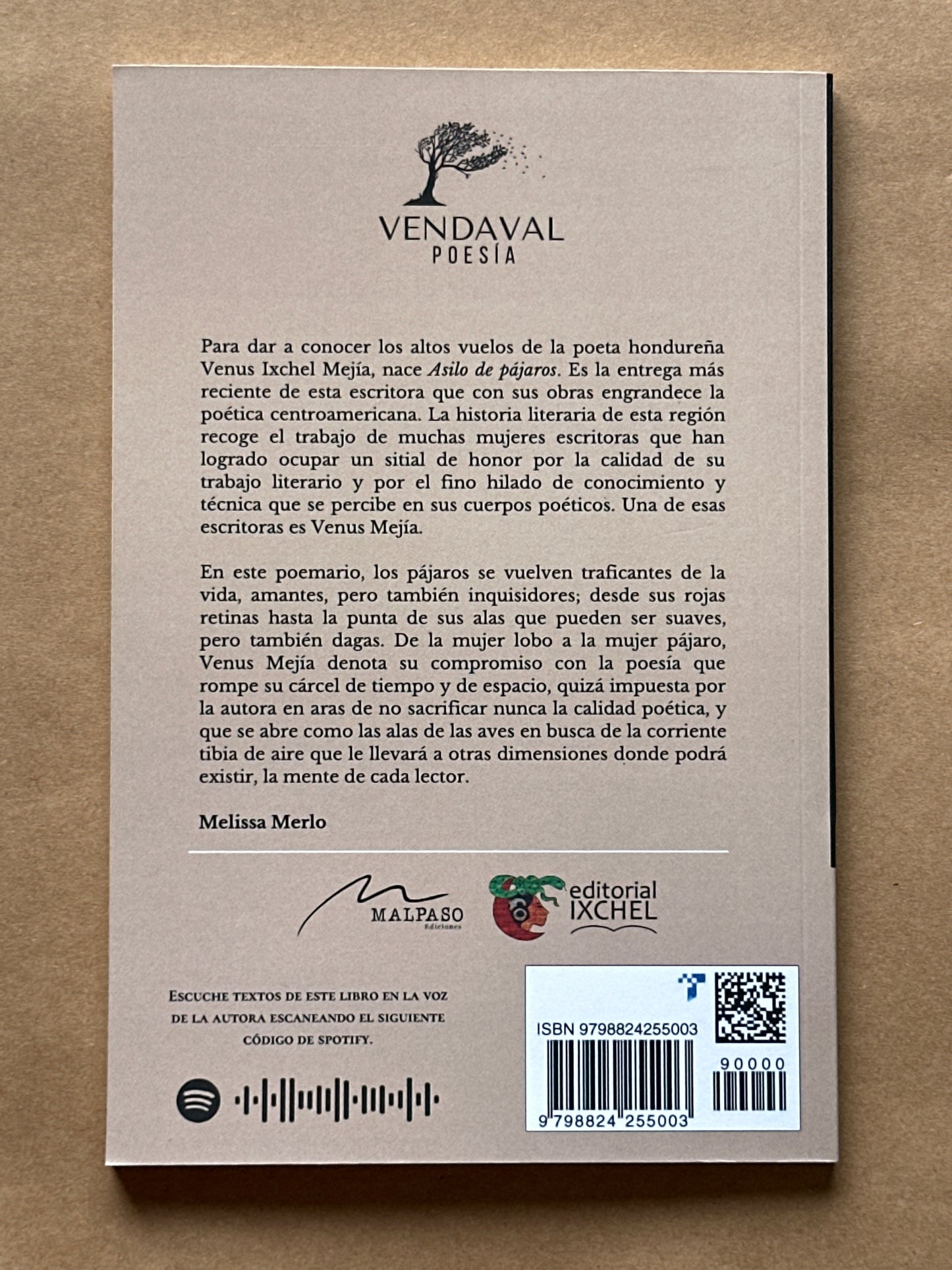 ASILO DE PÁJAROS - Venus Ixchel Mejía