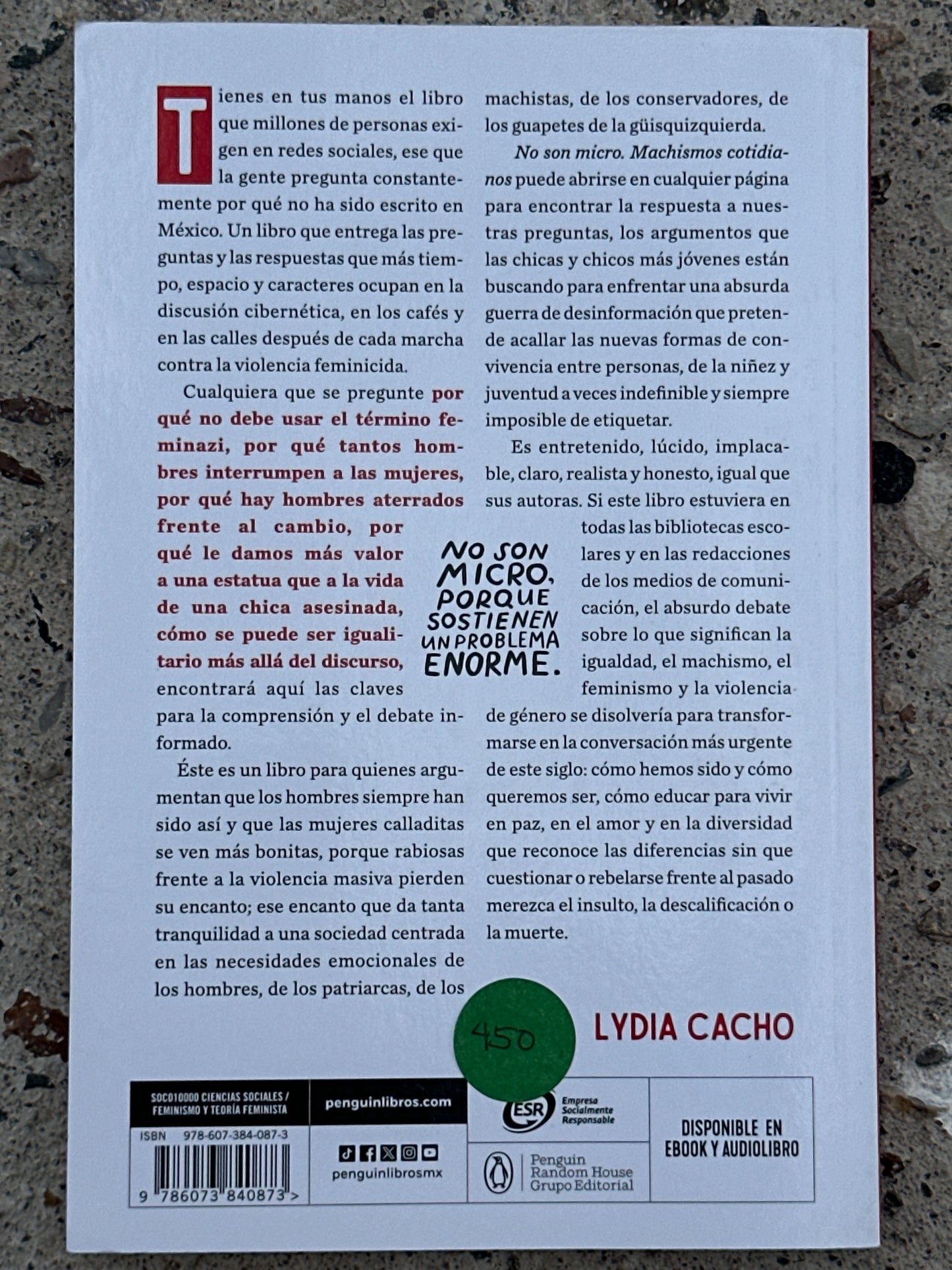 MACHISMOS COTIDIANOS - Claudia de la Garza, Eréndida Derbez