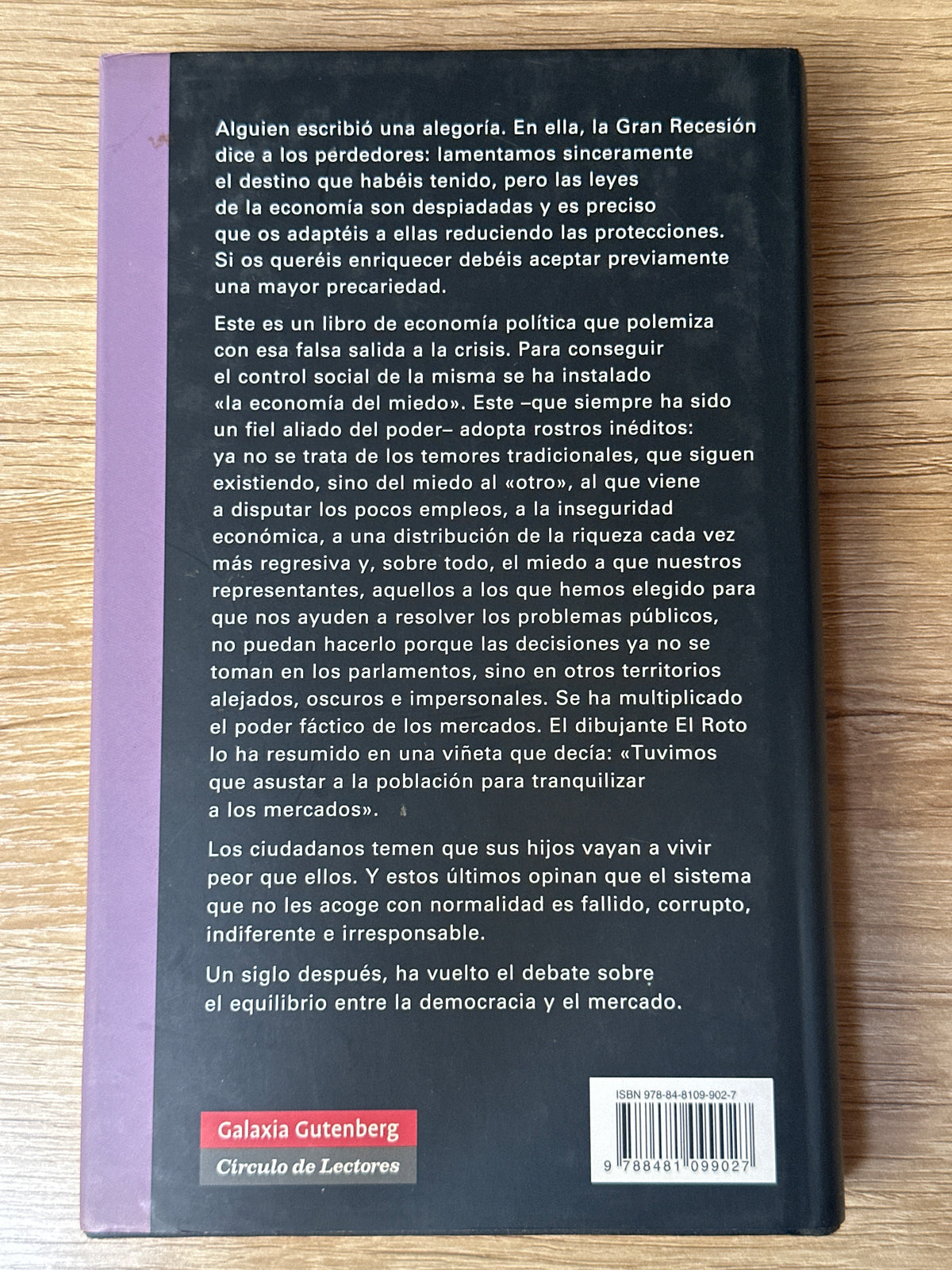 La economía del miedo