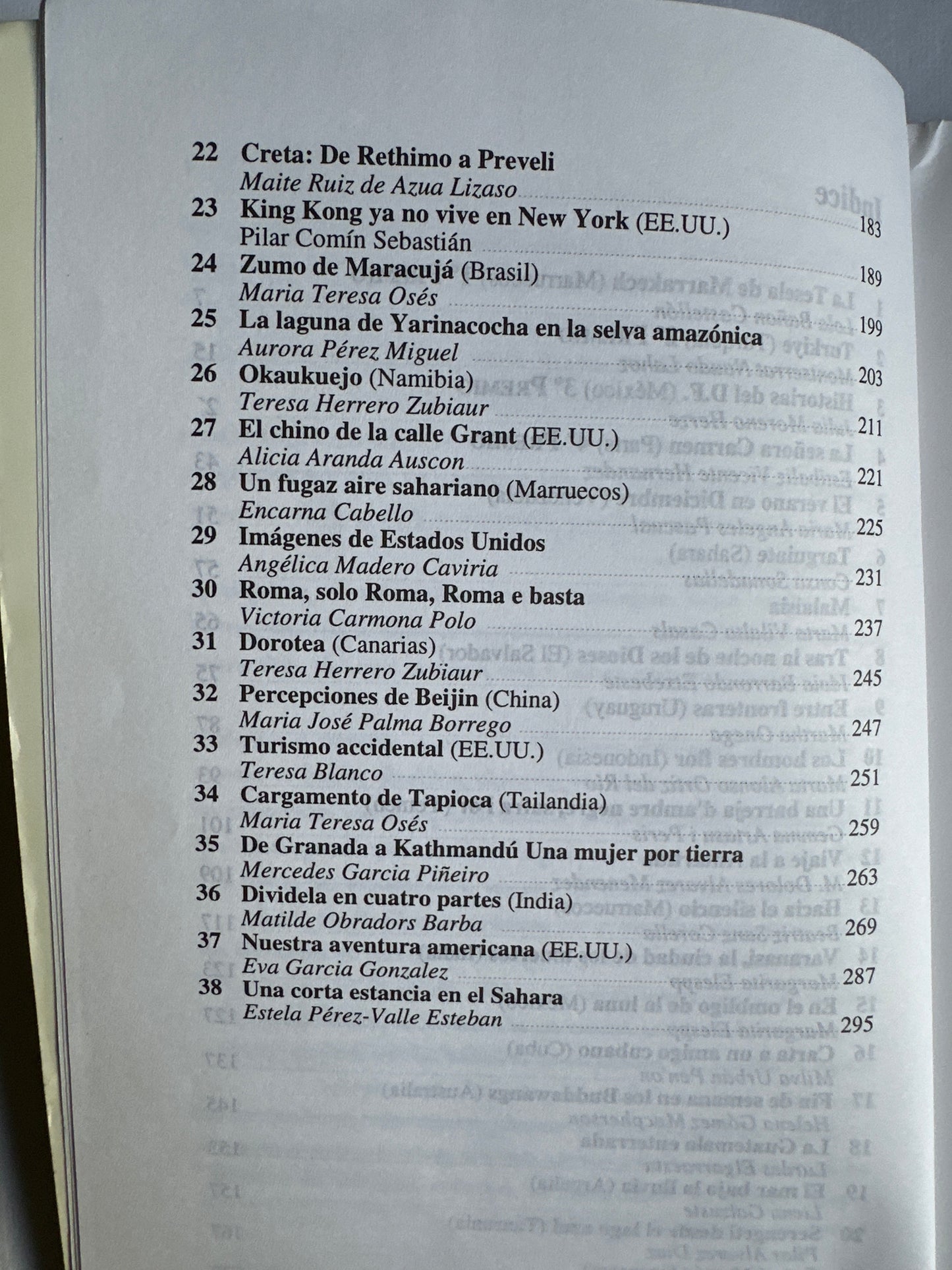 RELATOS DE MUJERES VIAJERAS 1994 - Varixs autorxs