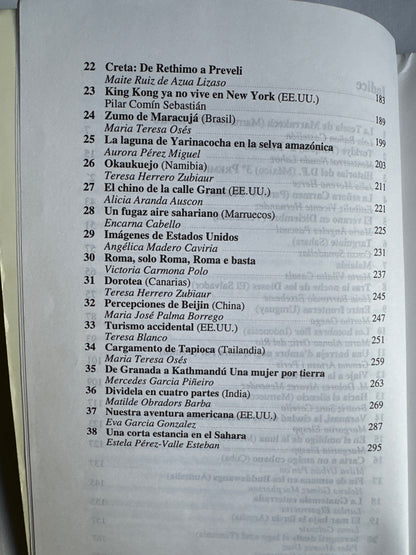 RELATOS DE MUJERES VIAJERAS 1994 - Varixs autorxs