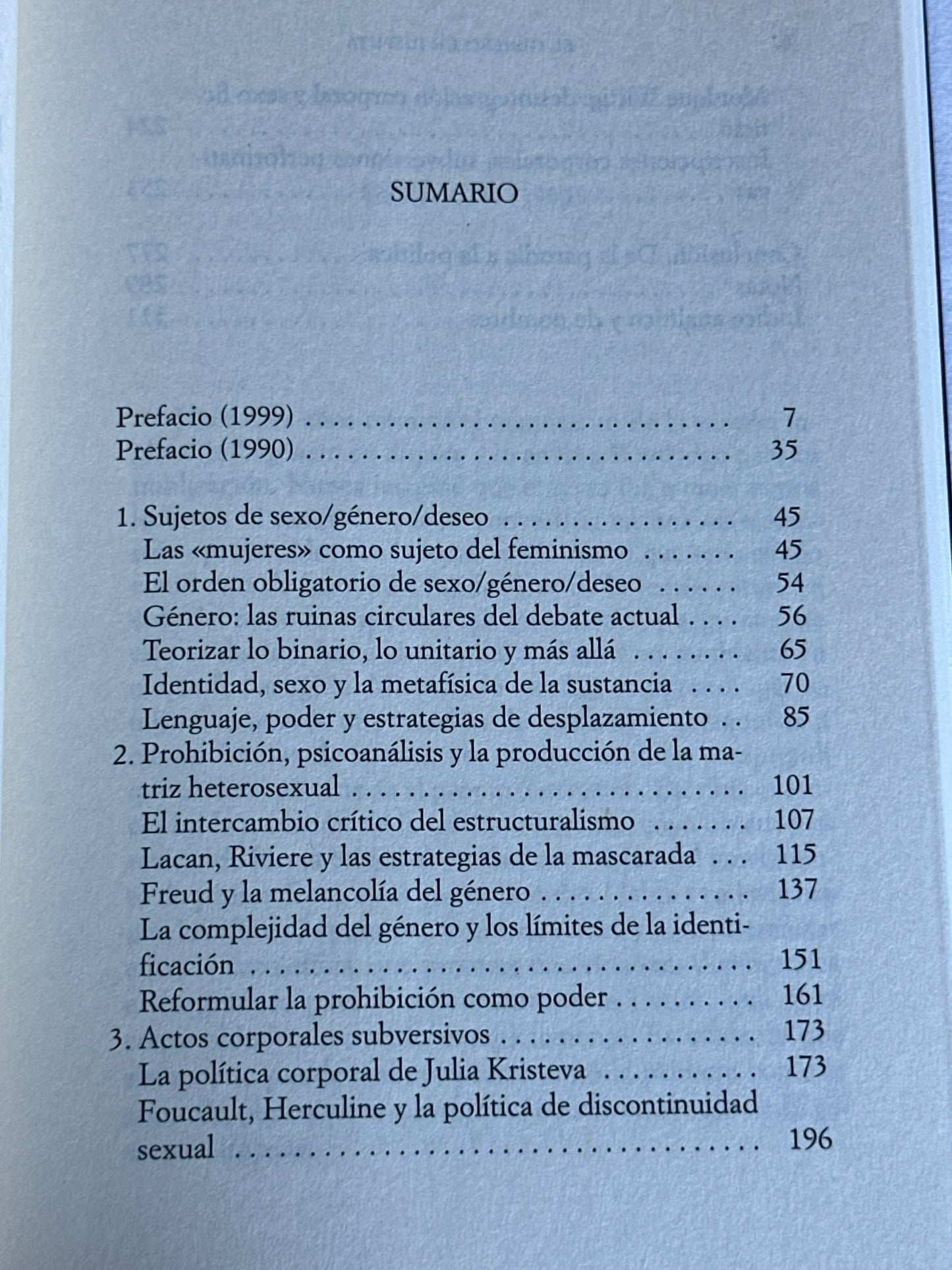 El género en disputa - Judith Butler