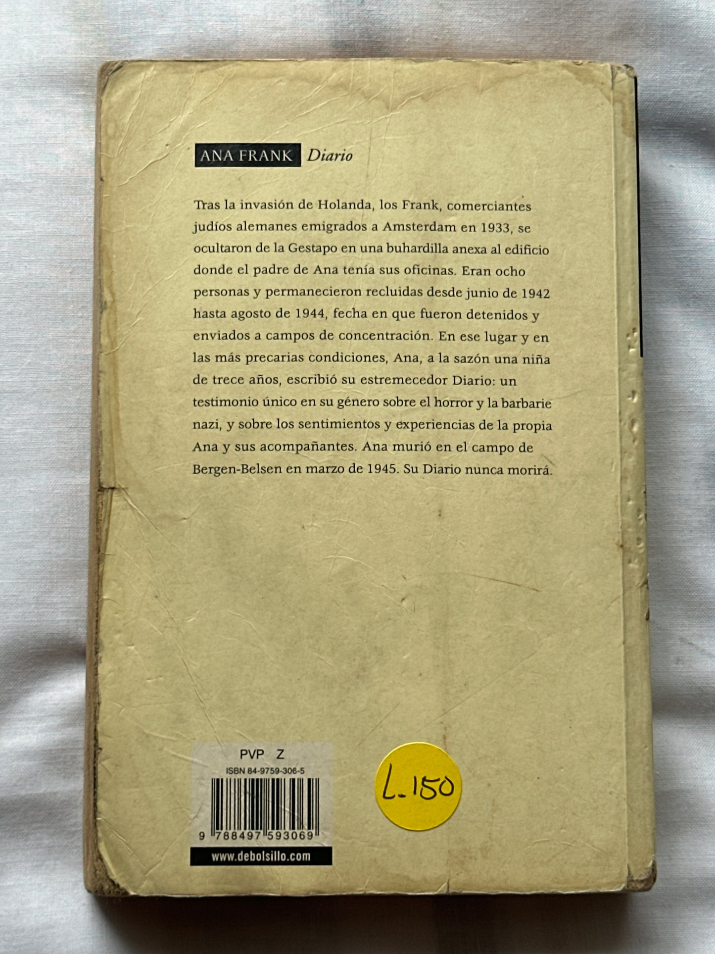 EL DIARIO DE ANA FRANK - ANA FRANK