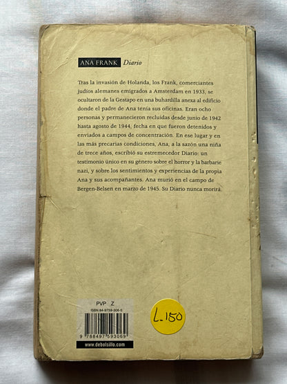 EL DIARIO DE ANA FRANK - ANA FRANK