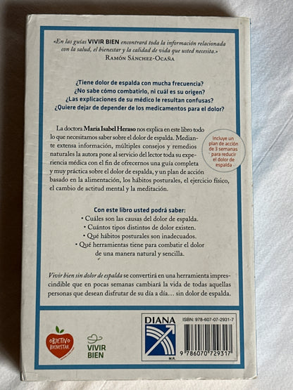 Vivir bien sin dolor de espalda - María Isabel Heraso
