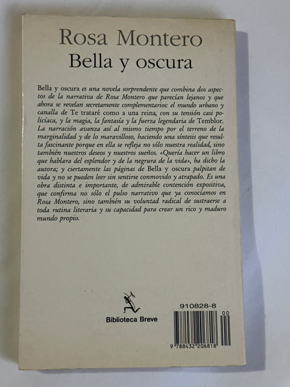 BELLA Y OSCURA - Rosa Montero