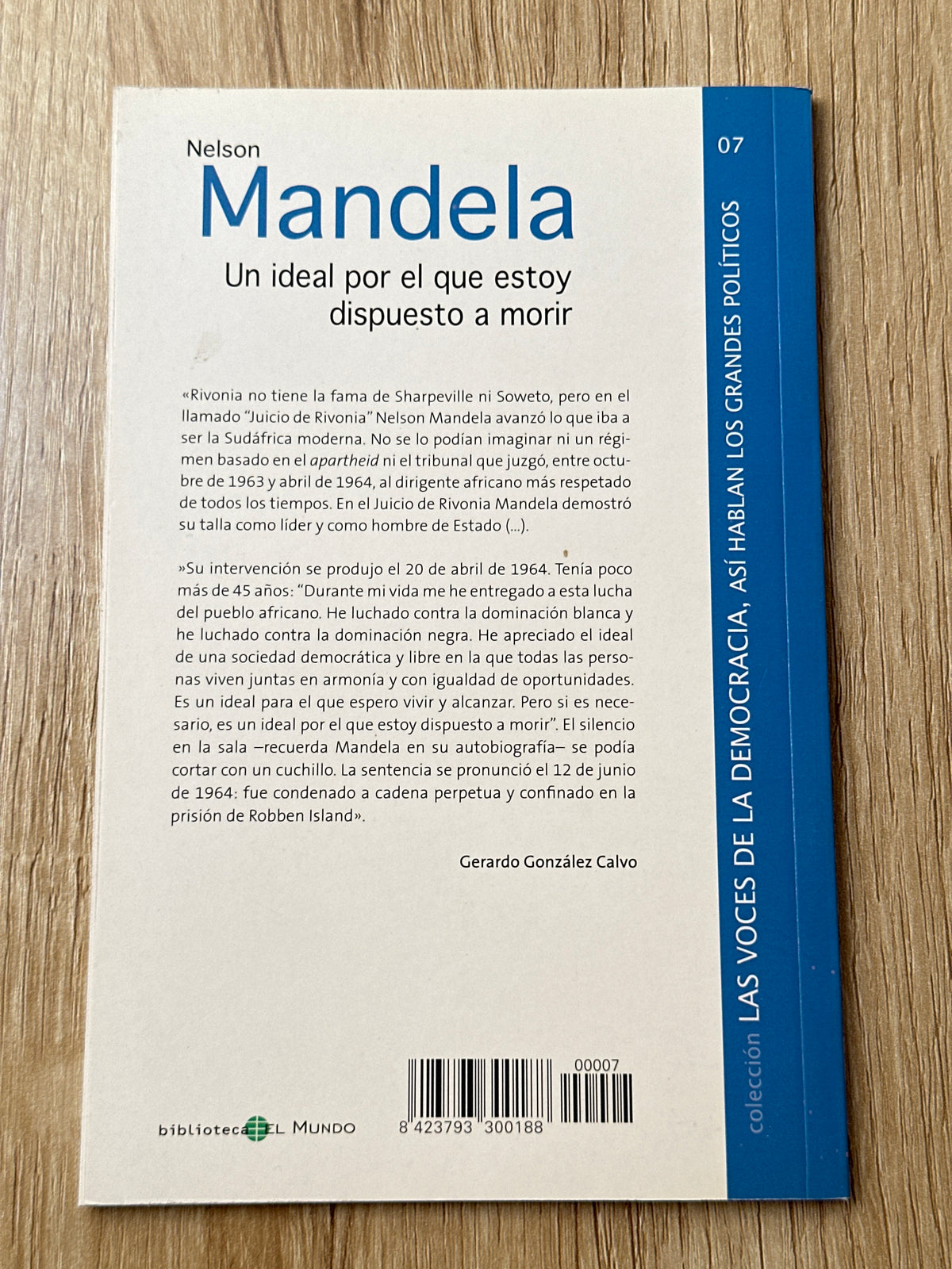 Un ideal por el que estoy dispuesto a morir