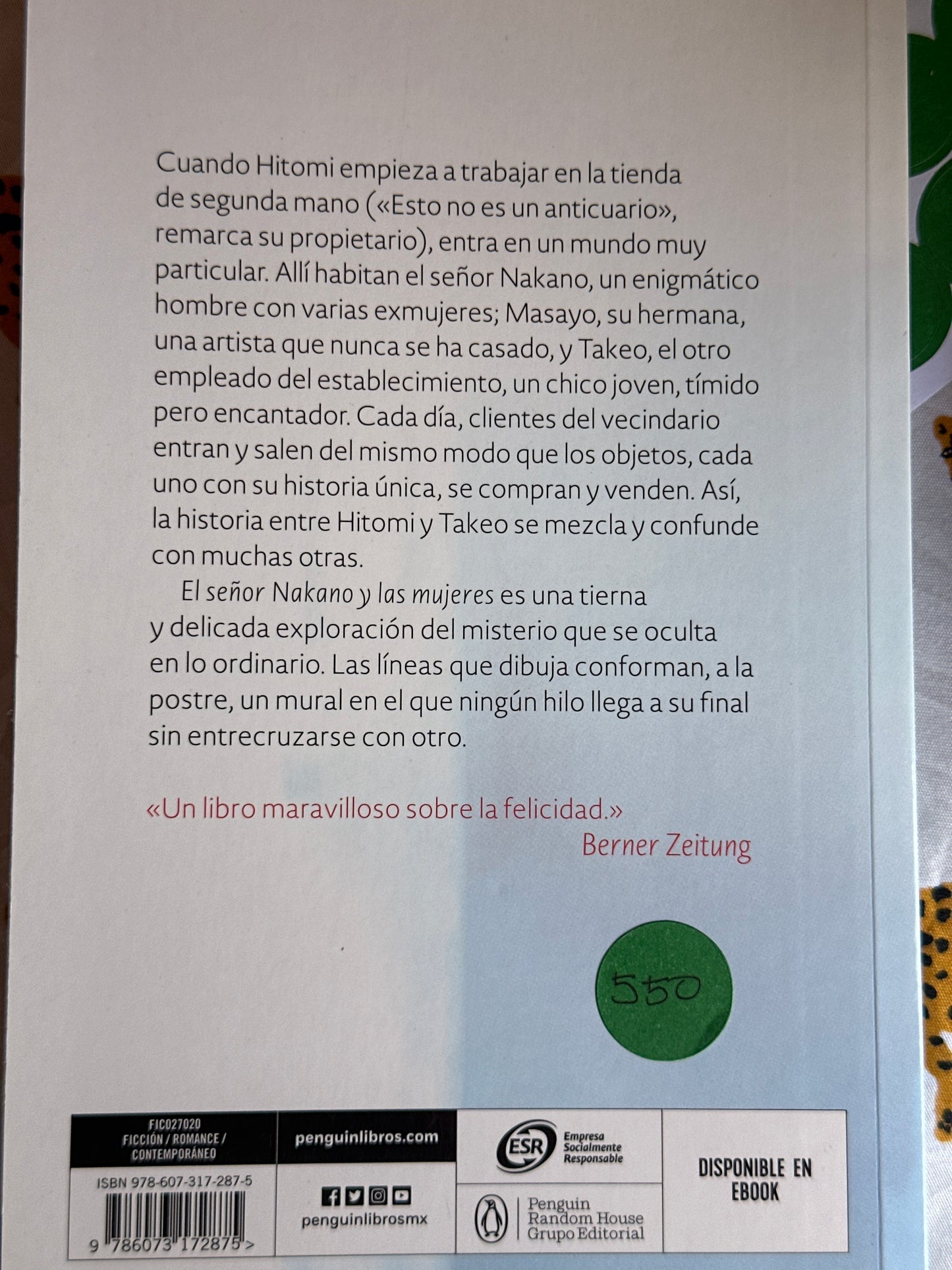 EL SEÑOR NAKANO Y LAS MUJERES - Hiromi Kawakami