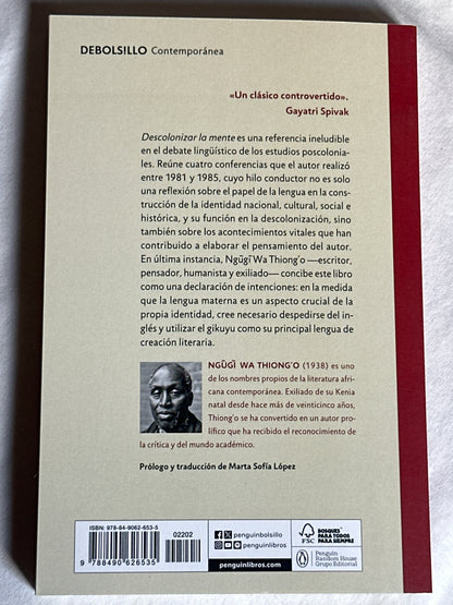 DESCOLONIZAR LA MENTE - Ngūgī Wa Thiong’o