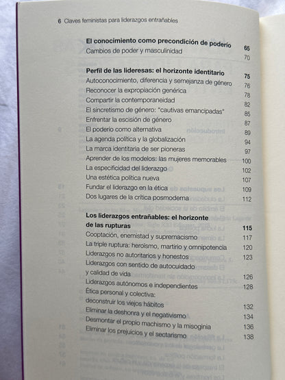 CLAVES FEMINISTAS PARA LIDERAZGOS ENTRAÑABLES - Marcela Lagarde y de los Ríos