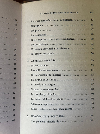 El amor en los pueblos primitivos