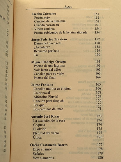 Antología de la poesía amorosa hondureña - Roberto Sosa (comp.)