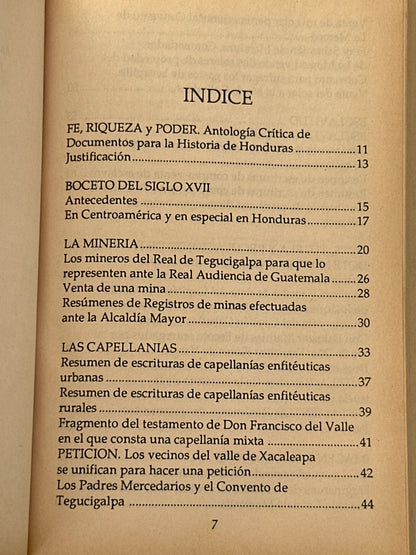 Fé, riqueza y poder - Leticia de Oyuela