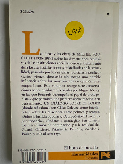 UN DIÁLOGO SOBRE EL PODER Y OTRAS CONVERSACIONES - Michel Foucault