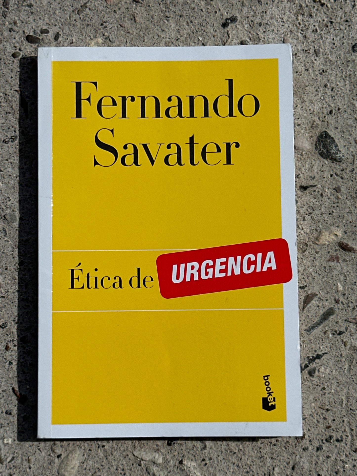 ÉTICA DE URGENCIA - Fernando Savater
