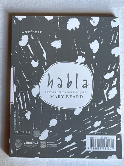Habla - Rebecca Solnit, Mary Beard