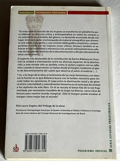 Perturbando el texto colonial