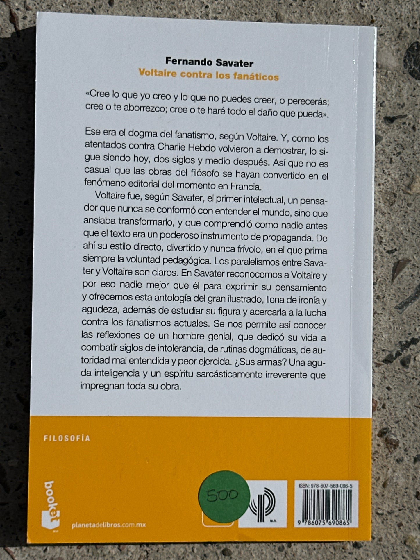 VOLTAIRE CONTRA LOS FANÁTICOS - Fernando Savater