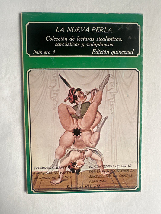 LA PERLA: COLECCIÓN DE LECTURAS SICALÍPTICAS SARCÁSTICAS Y VOLUPTOSAS, No.4