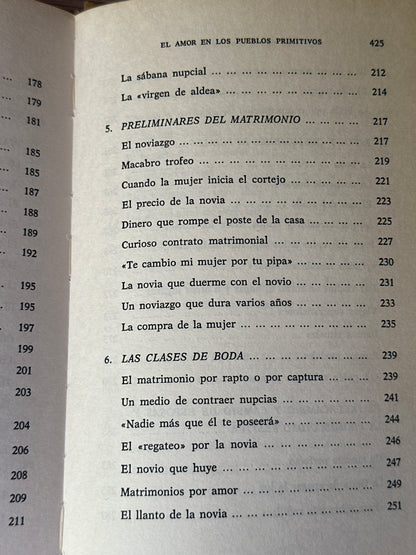 El amor en los pueblos primitivos