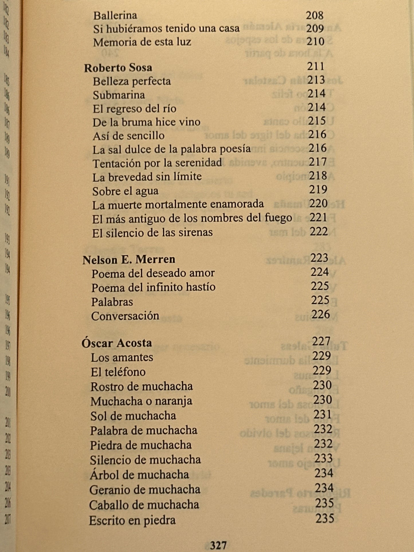 Antología de la poesía amorosa hondureña - Roberto Sosa (comp.)