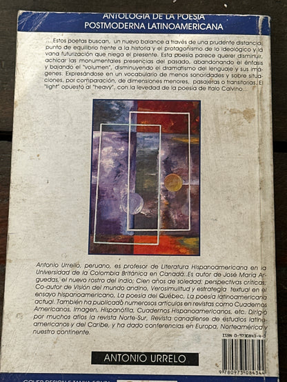 Antología de la poesía postmoderna latinoamericana - Antonio Urrelo