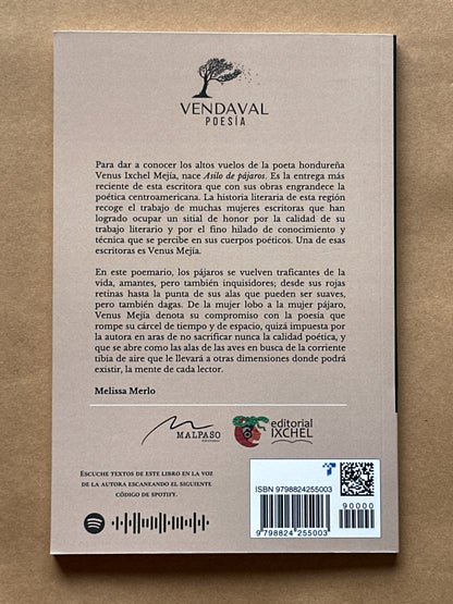 ASILO DE PÁJAROS - Venus Ixchel Mejía