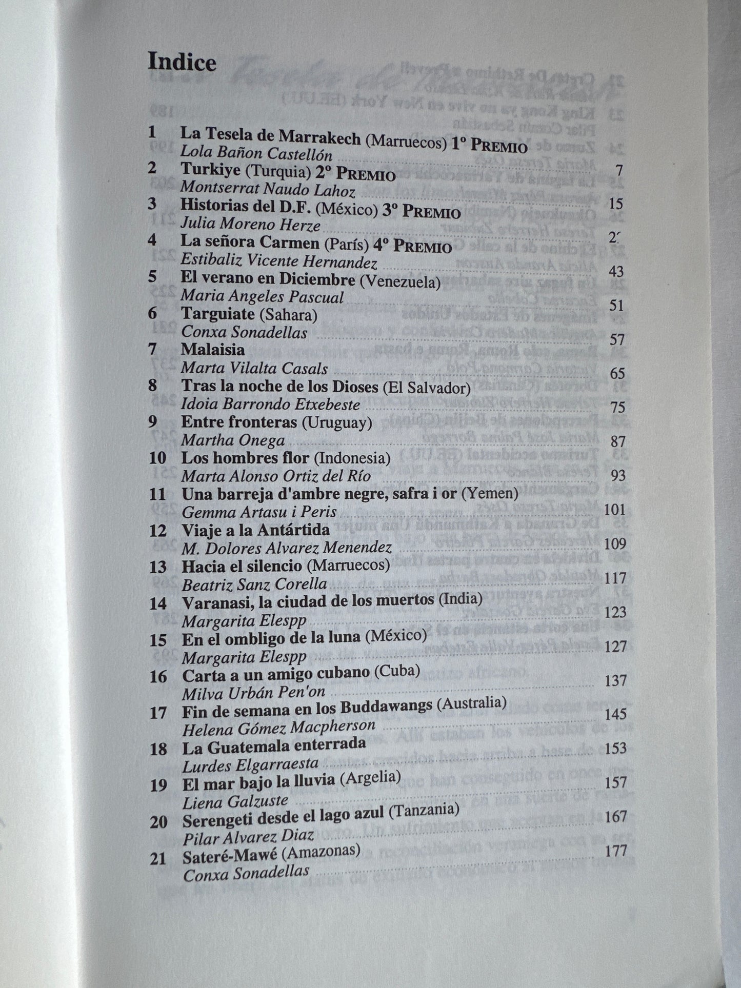 RELATOS DE MUJERES VIAJERAS 1994 - Varixs autorxs