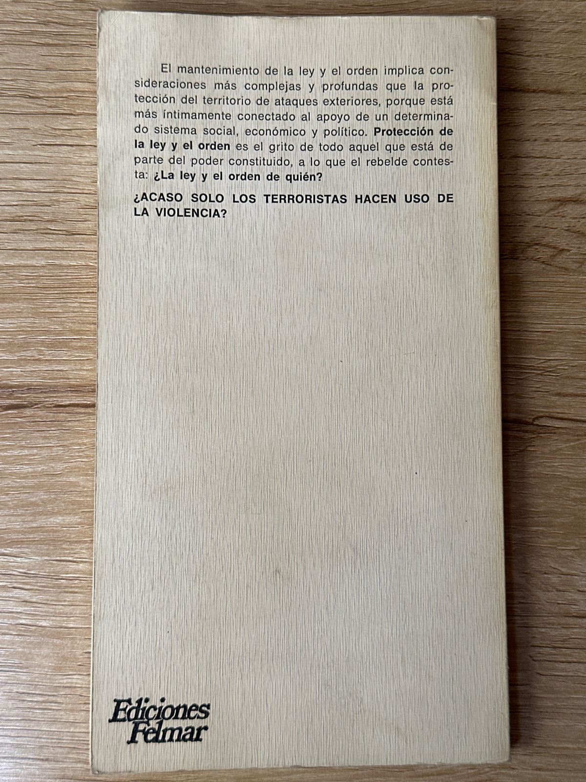 La violencia y el estado