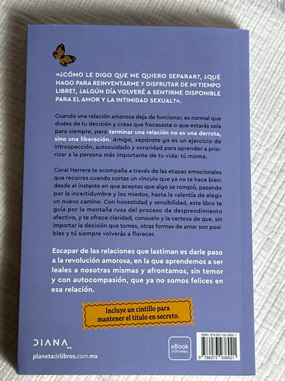 Amiga, sepárate ya