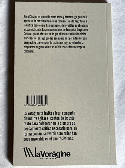 NEGRO SOY, NEGRO ME QUEDO - Aimé Césaire