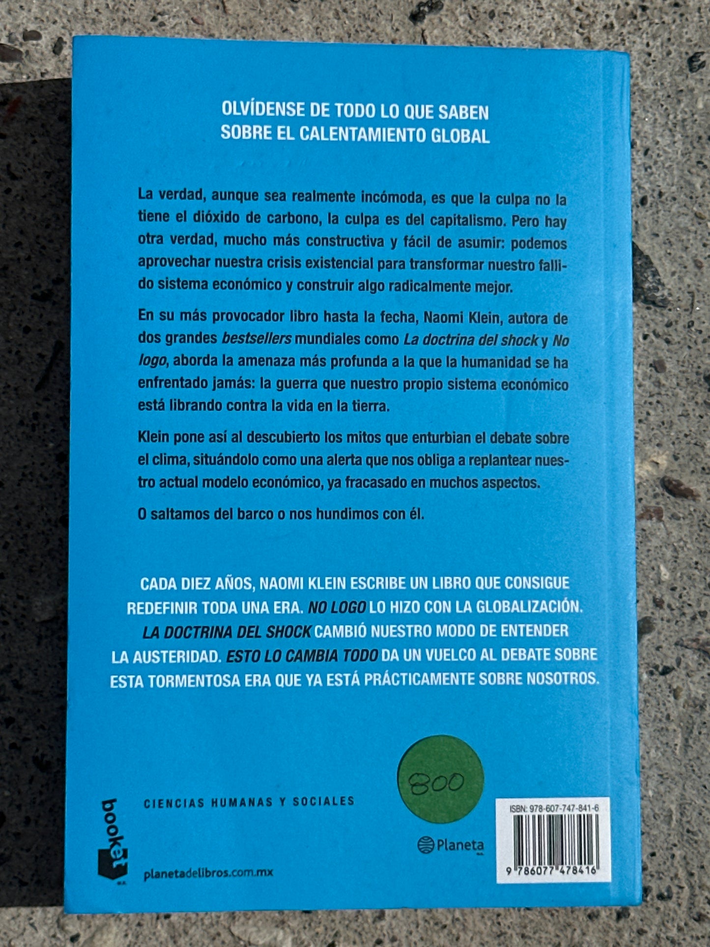 ESTO LO CAMBIA TODO - Naomi Klein