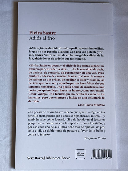 Adiós al frío - Elvira Sastre