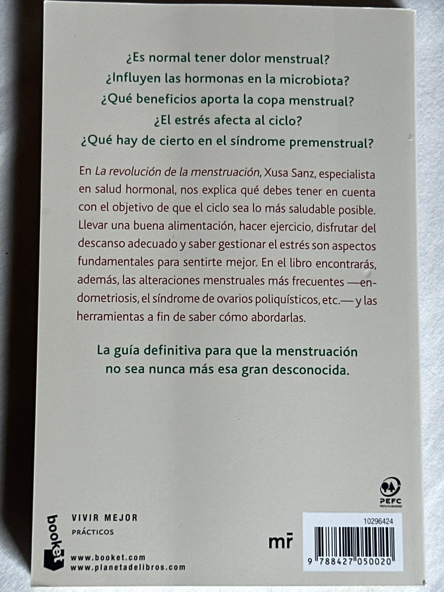 LA REVOLUCIÓN DE LA MENSTRUACIÓN - Xusa Sanz
