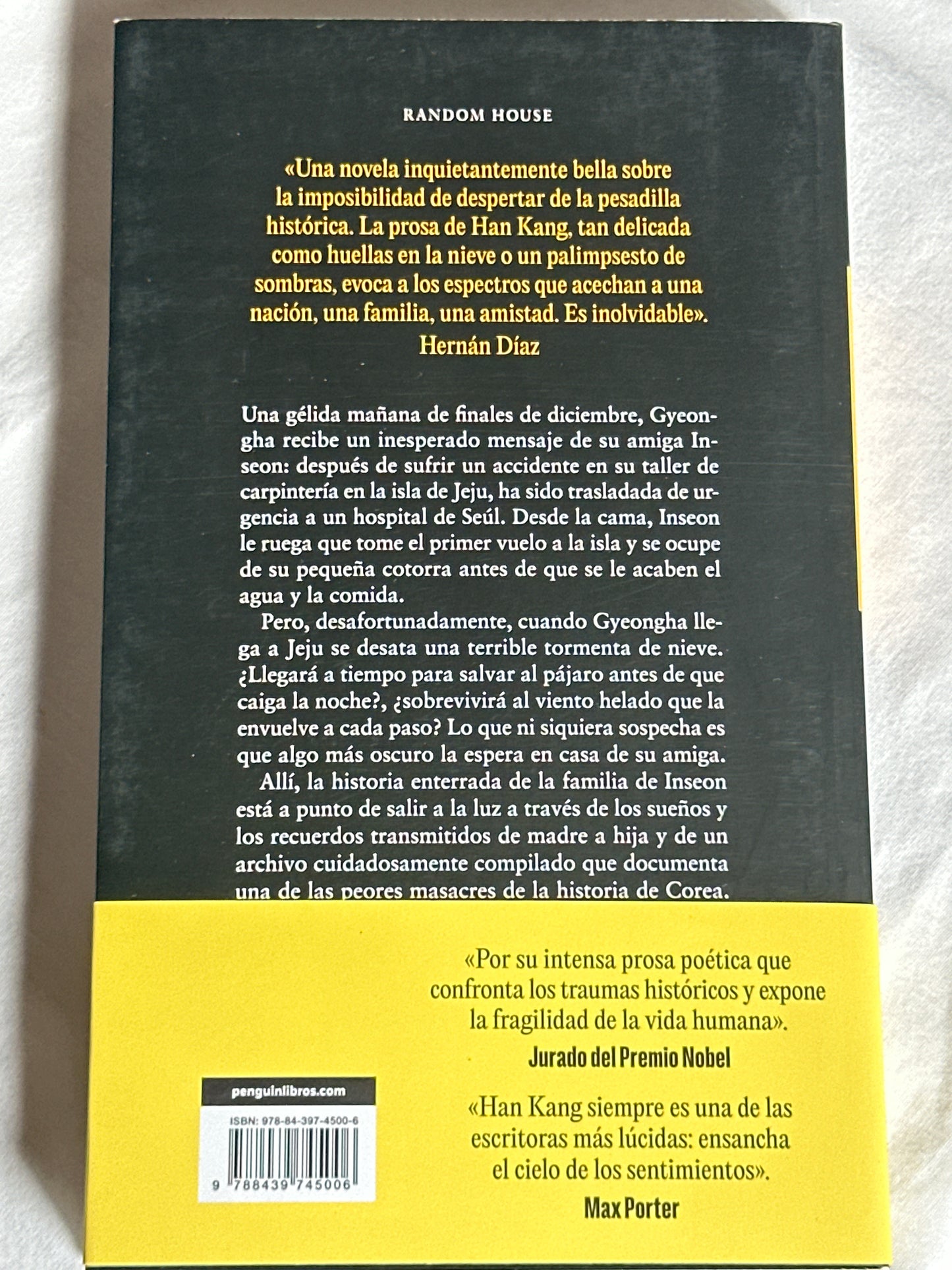 IMPOSIBLE DECIR ADIÓS - Han Kang