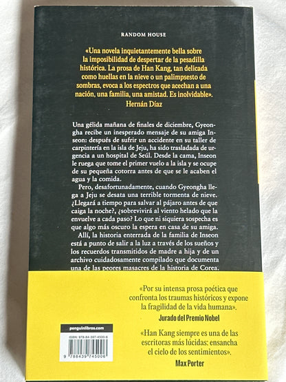 IMPOSIBLE DECIR ADIÓS - Han Kang