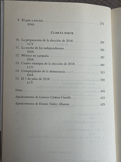 La democracia no se construyó en un día - Lorenzo Córdova, Ernesto Núñez
