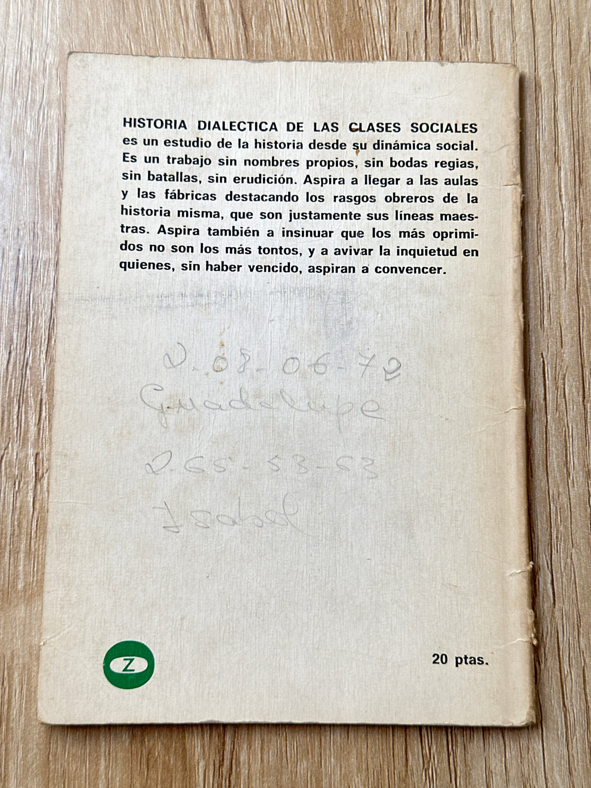 Historia dialéctica de las clases sociales