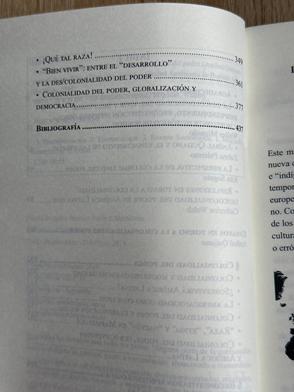Ensayos en torno a la colonialidad del poder