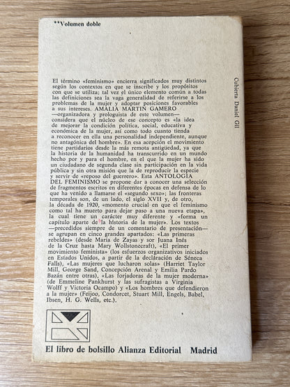 Antología del feminismo