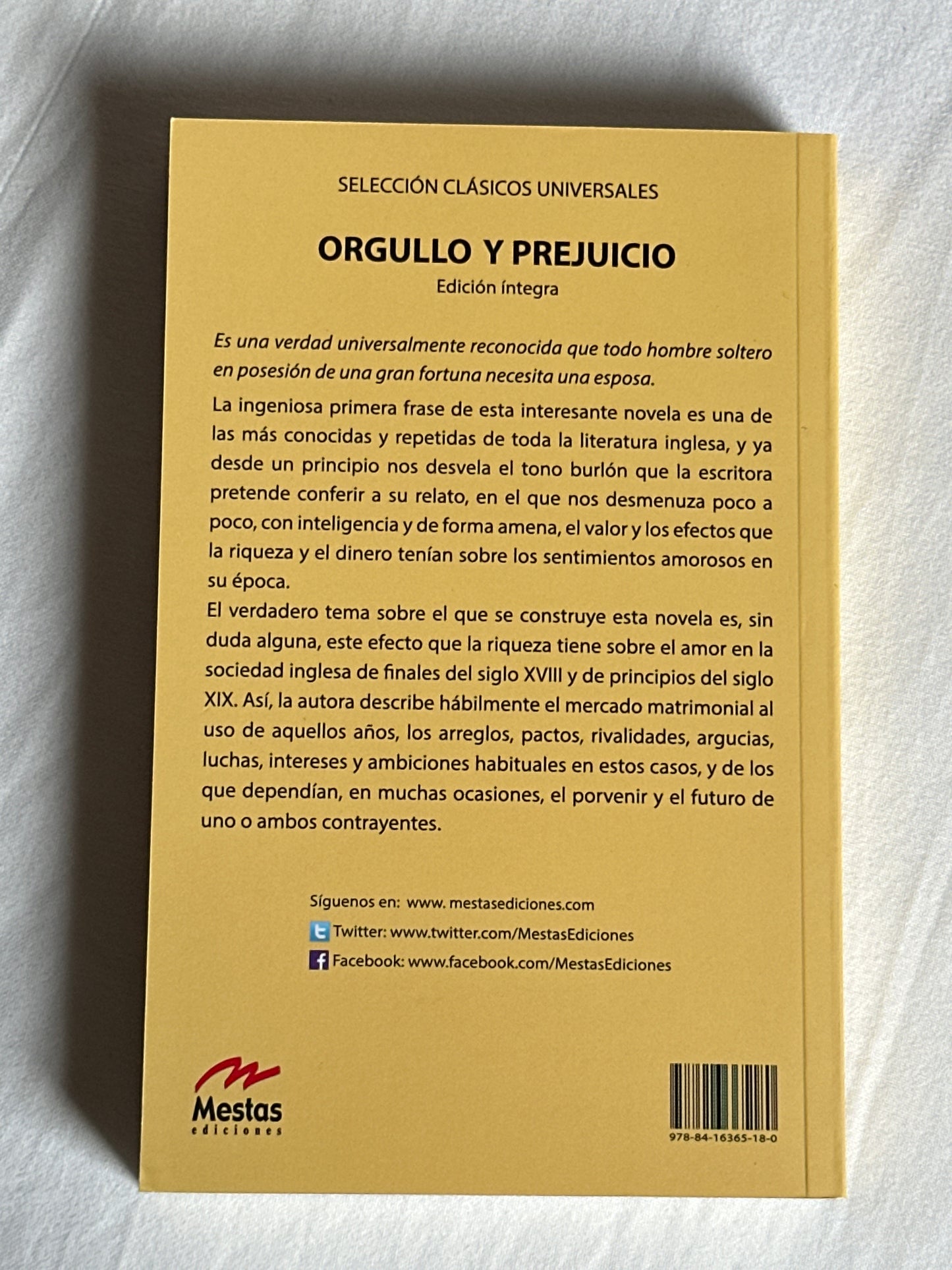 Orgullo y prejuicio - Jane Austen