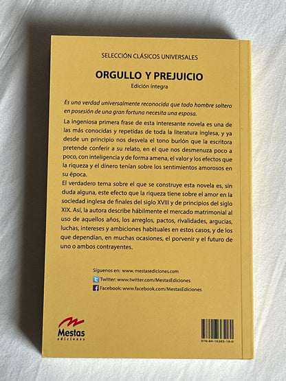 Orgullo y prejuicio - Jane Austen